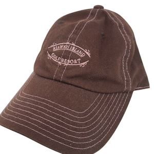 Kiawah Island Golf Resort Hat Brown Pink PGA Championship Baseball Cap One Size